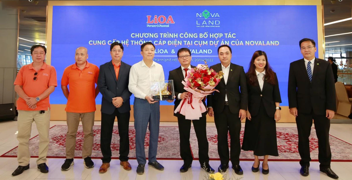 Chương trình công bố hợp tác cung cấp hệ thống cáp điện tại các cụm dự án của Novaland