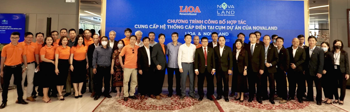 Chương trình công bố hợp tác cung cấp hệ thống cáp điện tại các cụm dự án của Novaland
