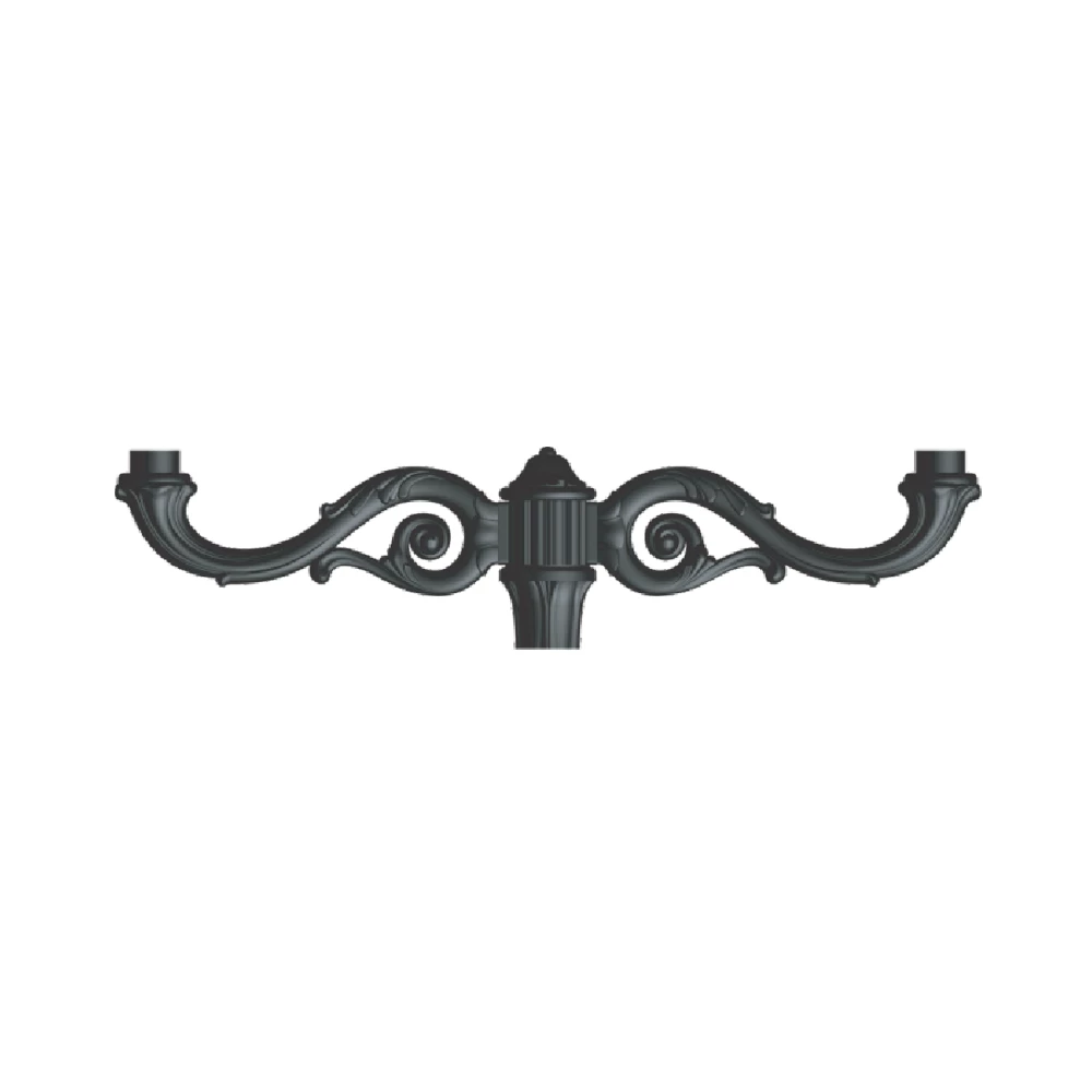 Tay đèn gắn cột cổ điển TCCD2C / TCCD2-3C