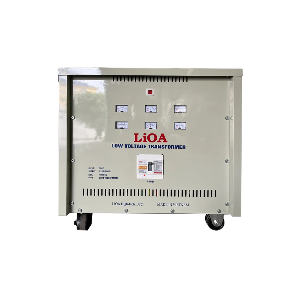 Biến Áp Đổi Nguồn Hạ Áp 3 Pha LiOA Loai Tự Ngẫu - Mã 3K102M2YH5YT