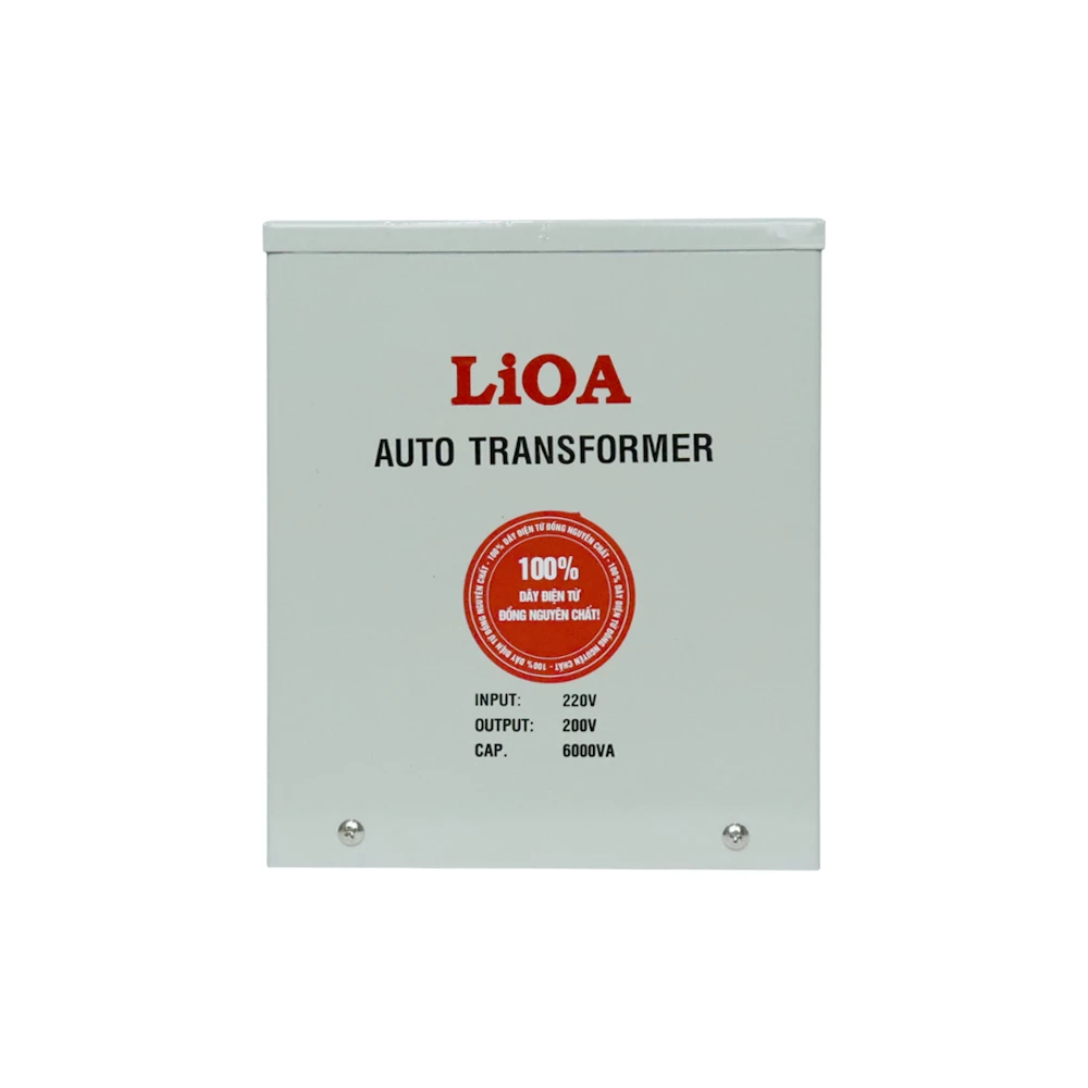 Biến Áp Đổi Nguồn Hạ Áp 1 Pha Vỏ Kim Loại Loại Đặc Biệt - Mã DN0602K2