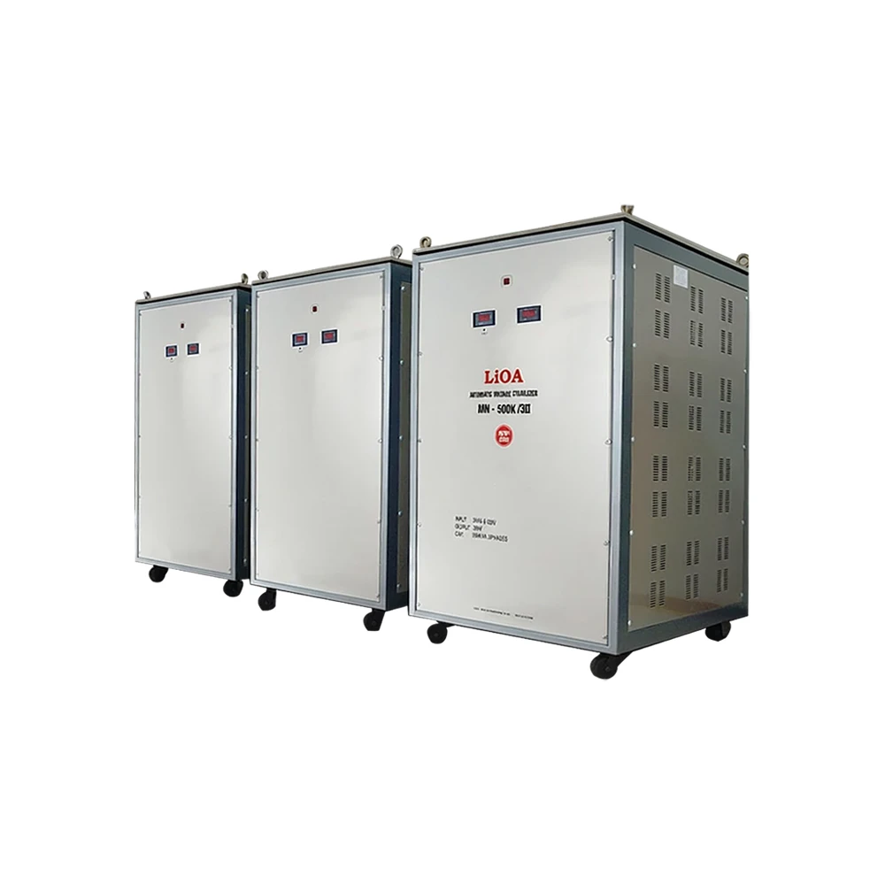 Ổn áp LiOA 3 pha NM-500K/3II 500kVA (500.000VA) | Điện áp vào 304V-420V, ra 380V