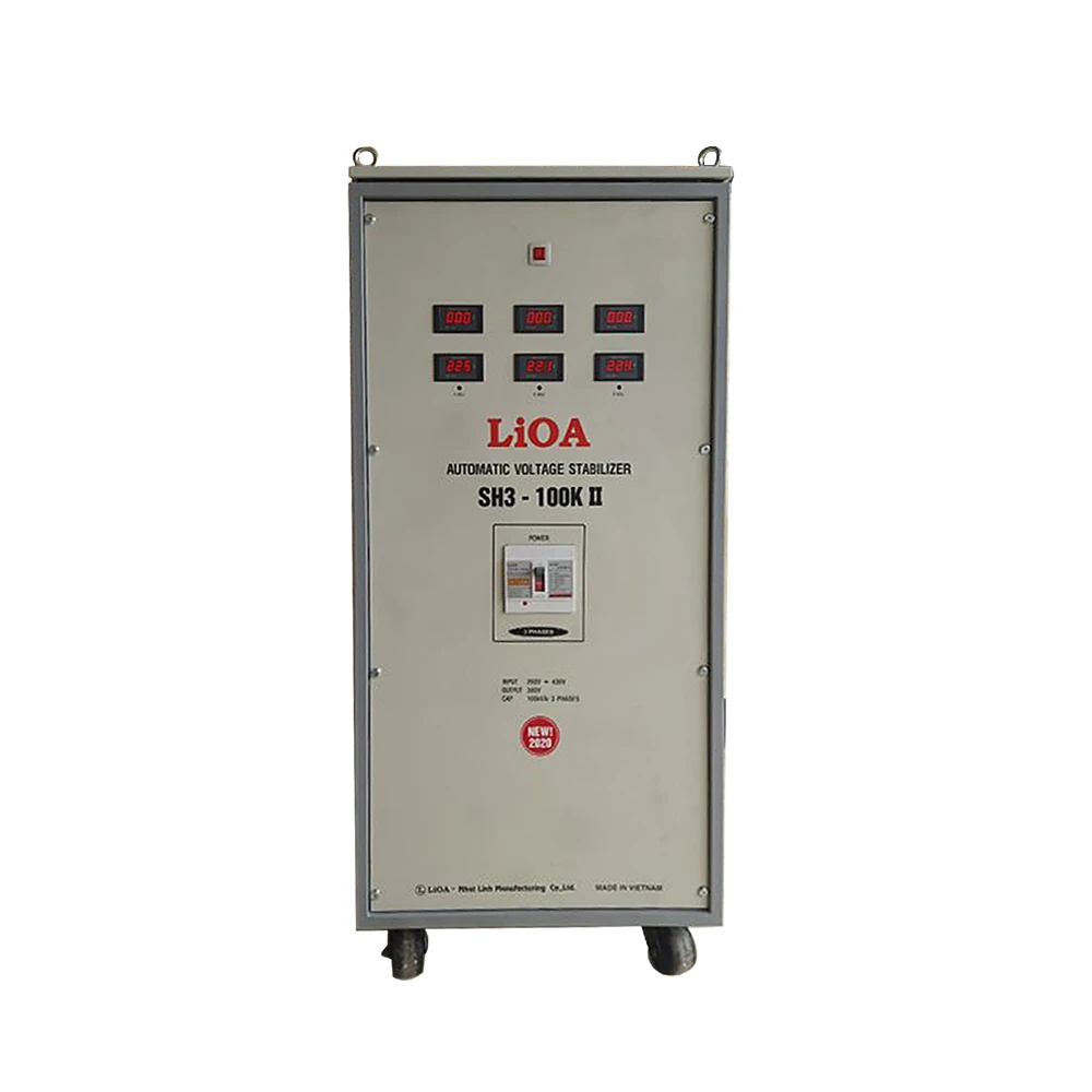 Ổn áp LiOA 3 pha SH3-100KII | Điện áp vào 260V–430V, ra 380V