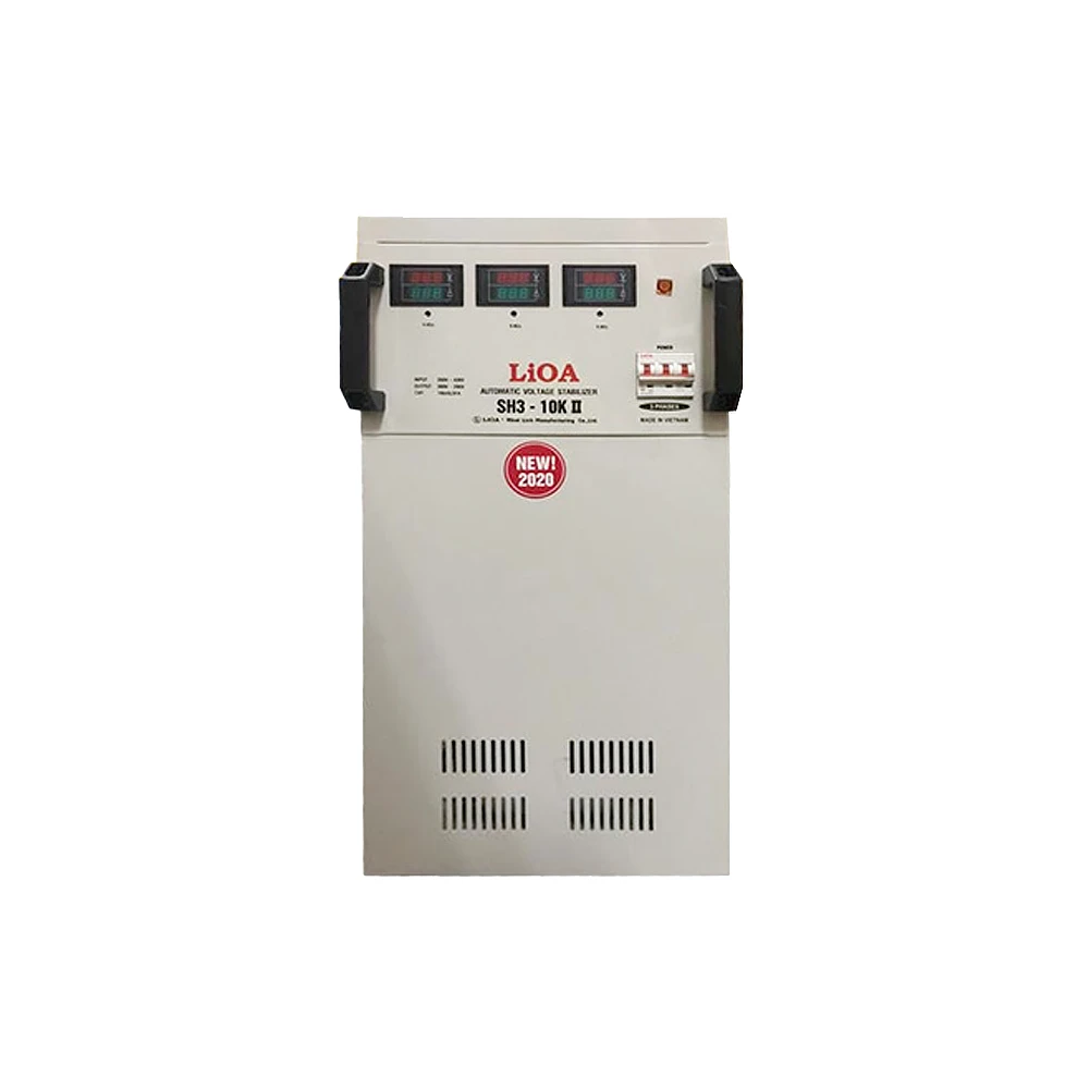 Ổn áp LiOA 3 pha SH3-10KII | Điện áp vào 260V–430V, ra 200V–380V