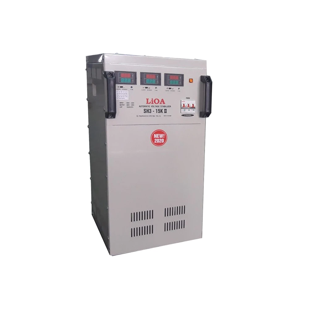Ổn áp LiOA 3 pha SH3-15KII | Điện áp vào 260V–430V, ra 200V–380V
