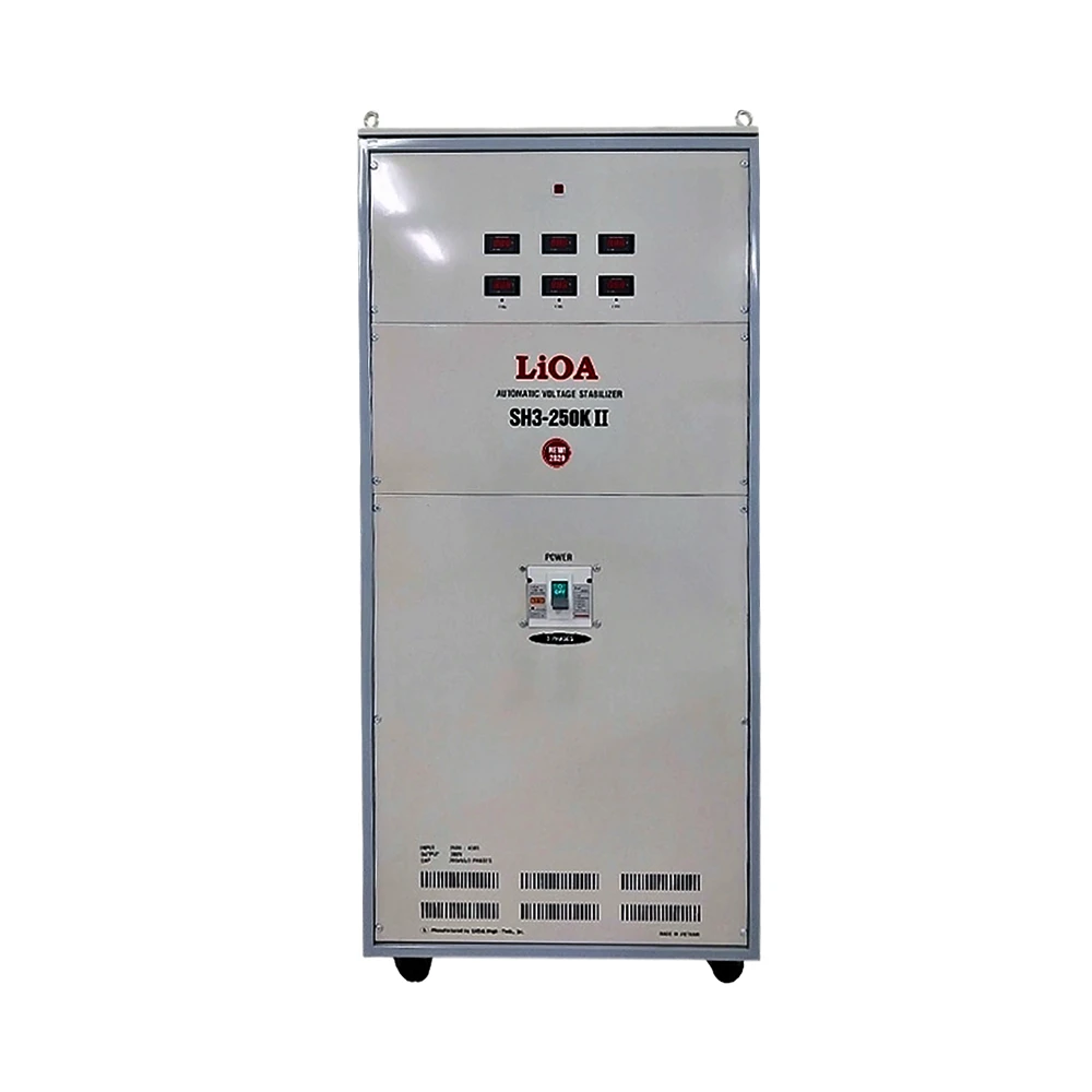 Ổn áp LiOA 3 pha SH3-250KII | Điện áp vào 260V–430V, ra 380V