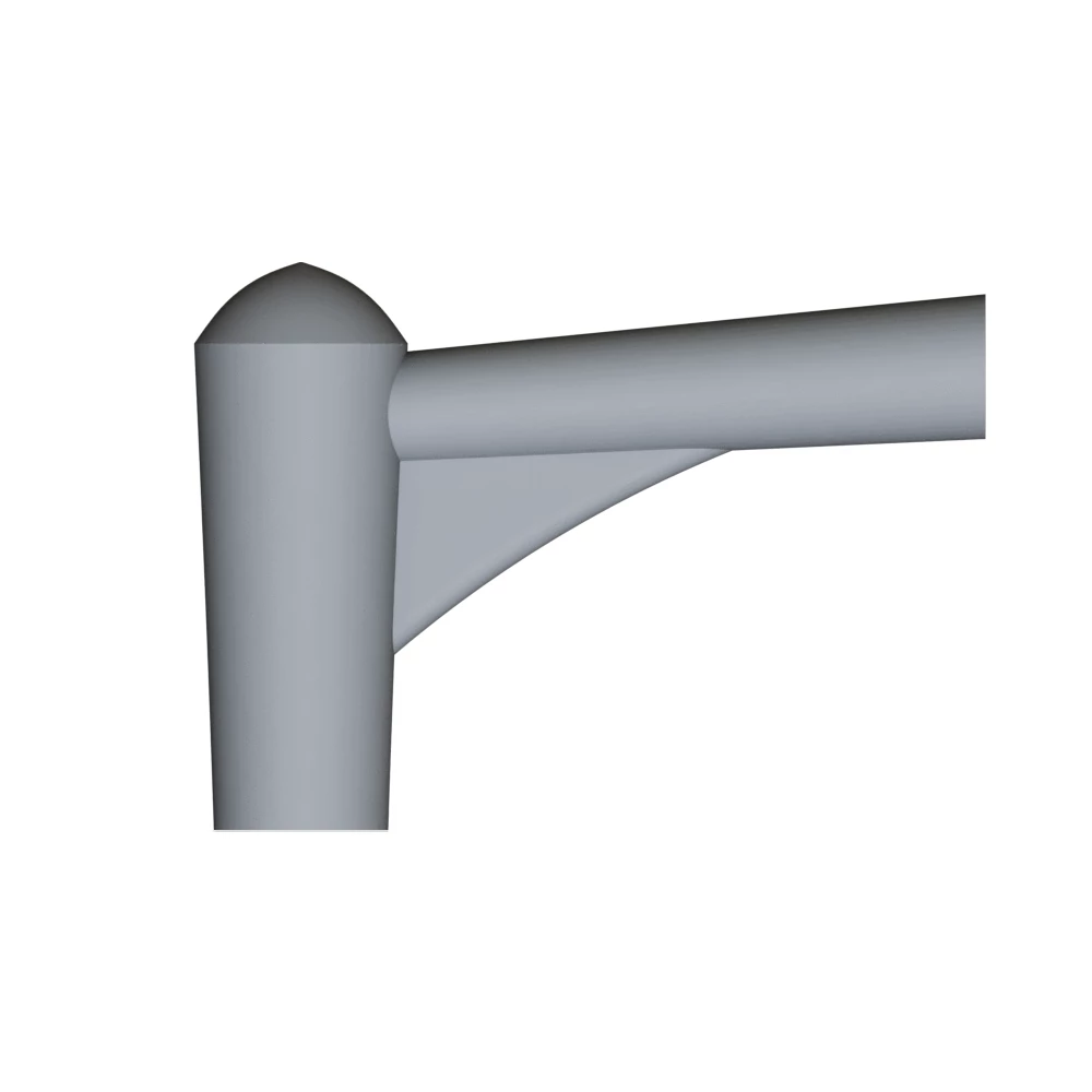 Tay đèn hiện đại gắn cột TGCLED